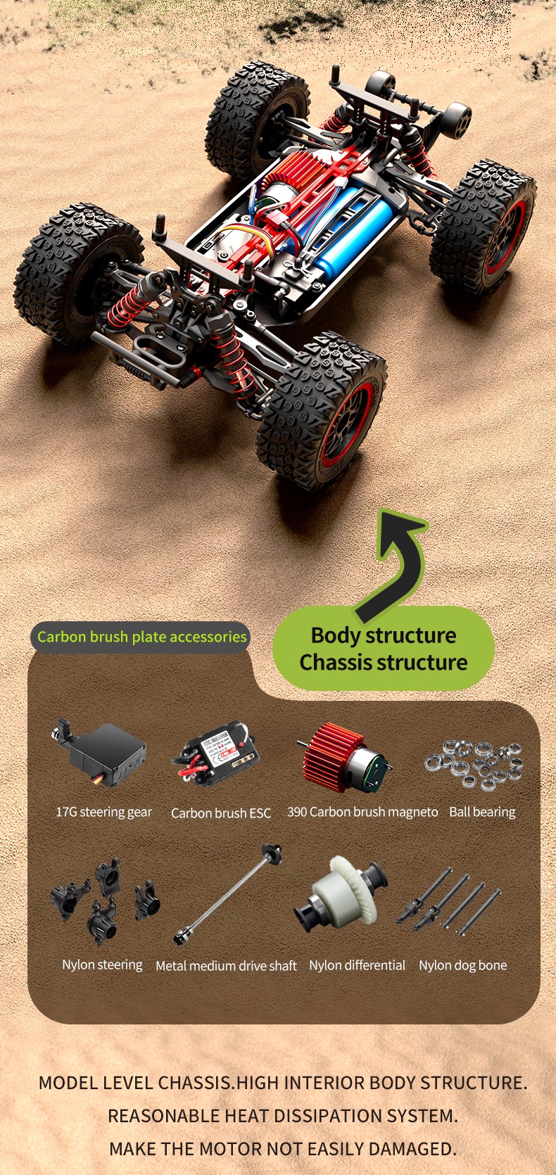JJRC C8805 BRUSH RC CAR