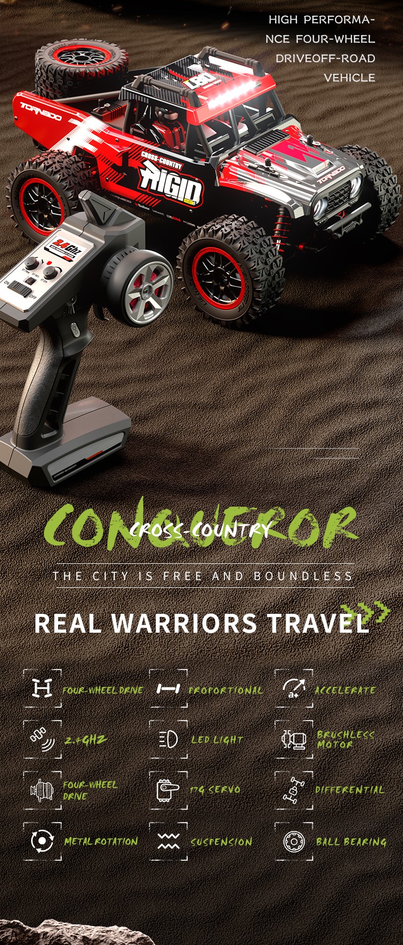 JJRC C8805 BRUSH RC CAR