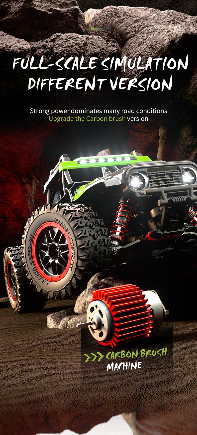 JJRC C8805 BRUSH RC CAR