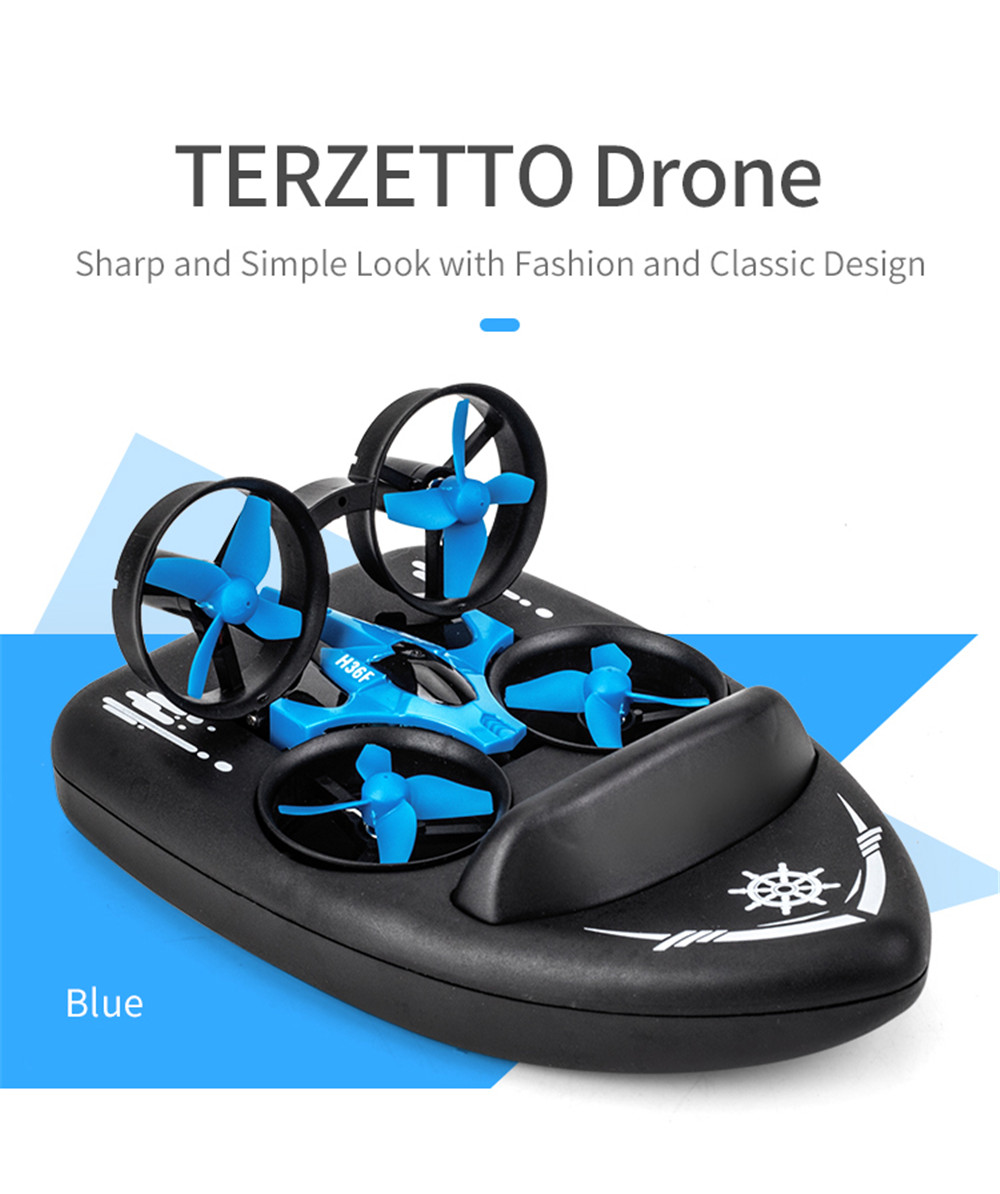 JJRC H36F 2.4G RC Vehicle Drone Boat 3 in 1