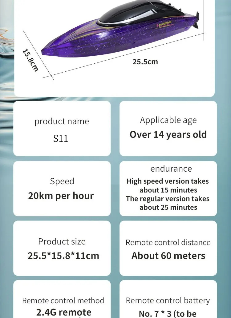 JJRC S13 RC Boat