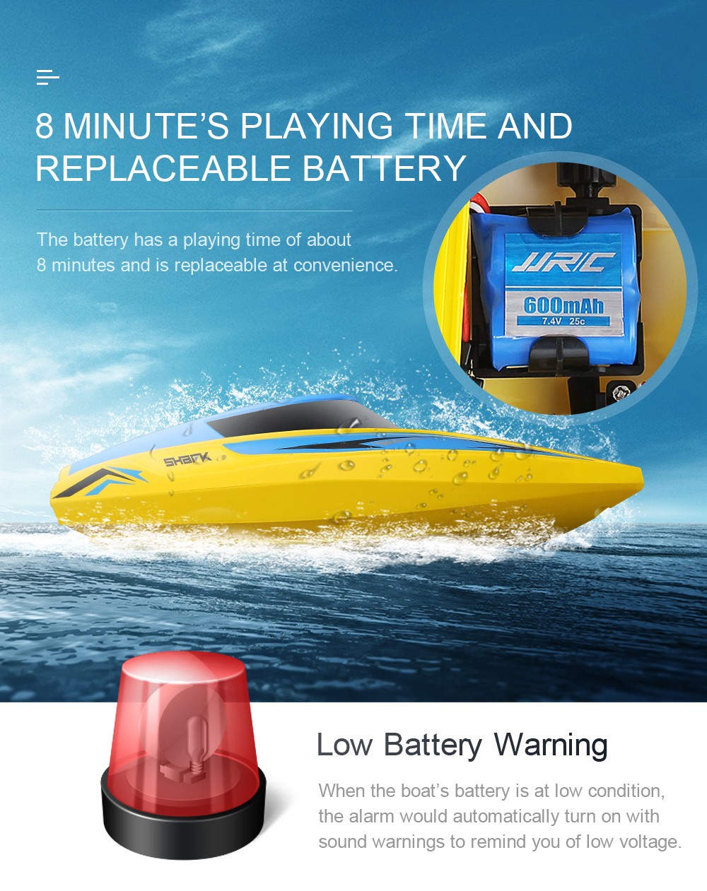 JJRC S2 rc boat 10