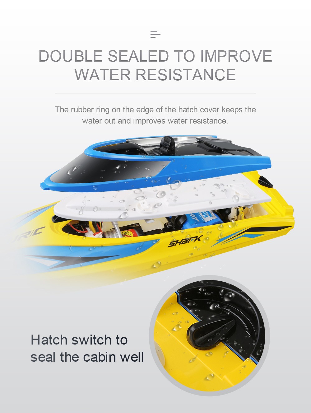 JJRC S2 rc boat 11
