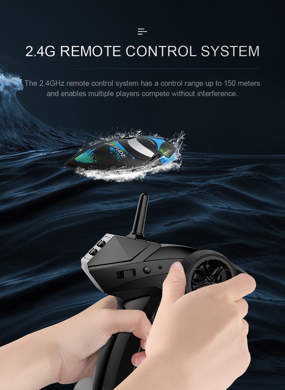 JJRC S2 rc boat 12