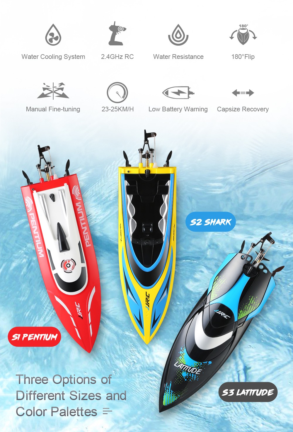 JJRC S2 rc boat 2